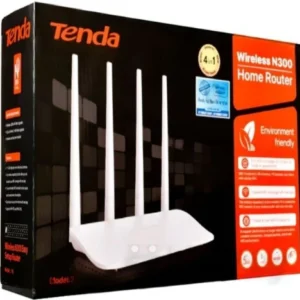Tenda F6 wireless router with 4 antennas
