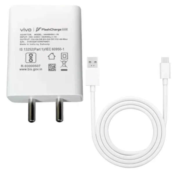 Vivo 33W Super Fast Flash Charge With Type C Cable - Image 1