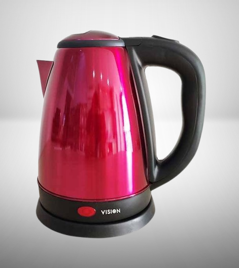 Vision electric kettle, Vision kettle price in Bangladesh, Electric kettle 2.0L, Vision VIS-EK-009, Vision kitchen appliances, Pink electric kettle BD