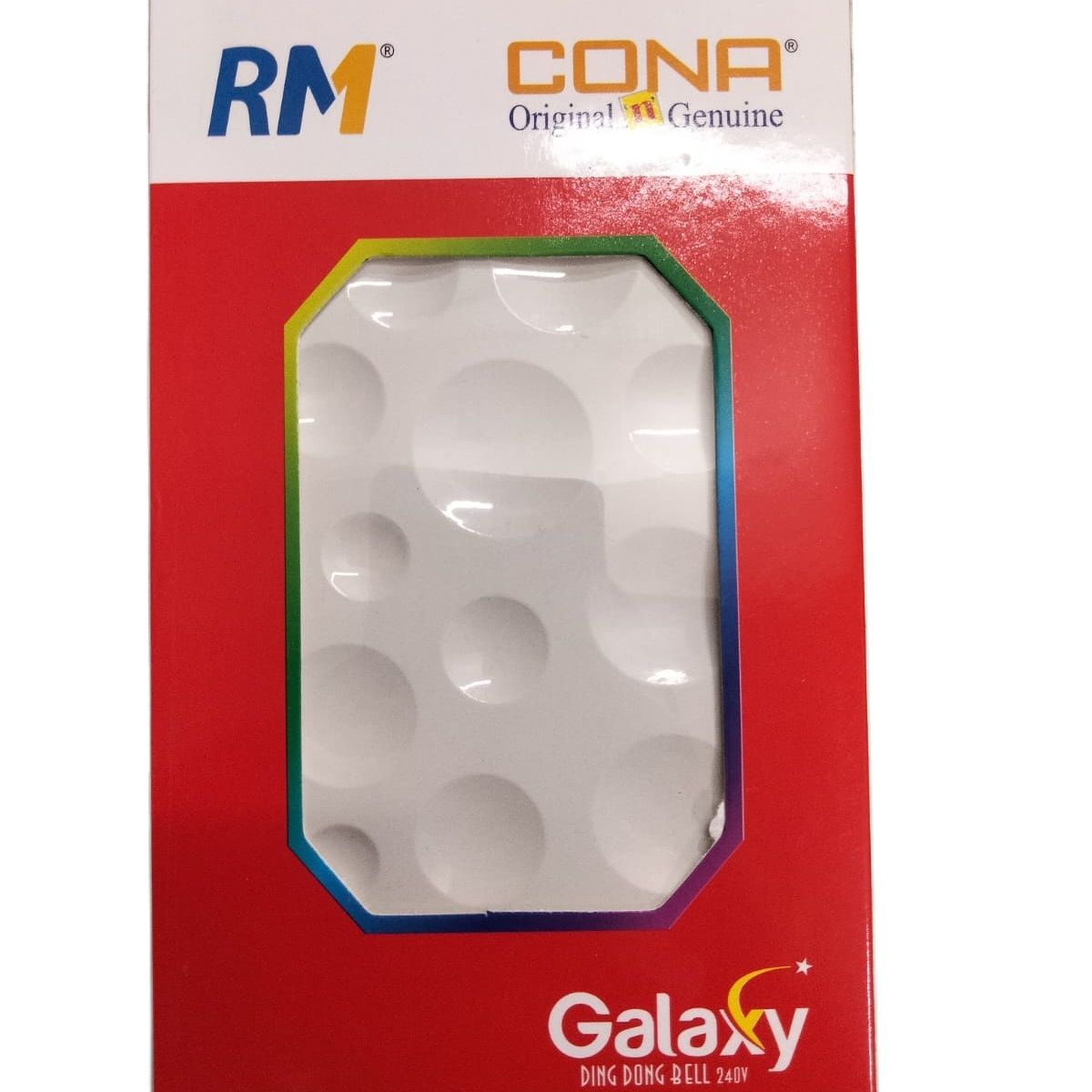 Bring style and reliability to your entrance with the Cona Galaxy Ding Dong Calling Bell. AC-powered, battery-free design with lift type mechanism – perfect for homes and offices. Bring style and reliability to your entrance with the Cona Galaxy Ding Dong Calling Bell. AC-powered, battery-free design with lift type mechanism – perfect for homes and offices.