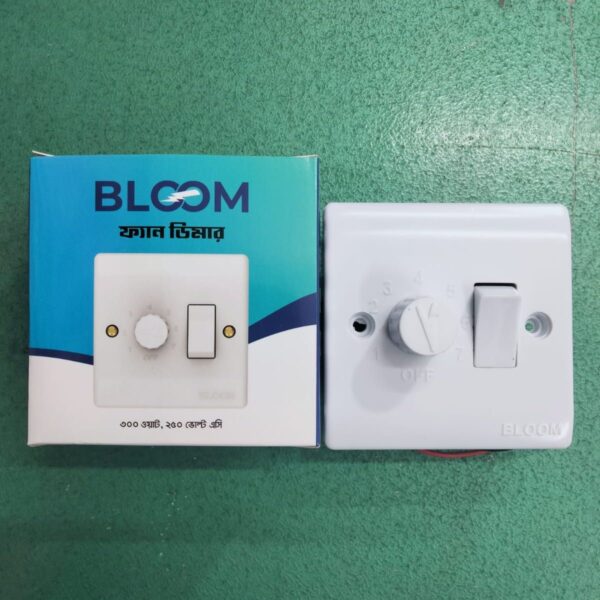 Circle Fan Regulator Dimmer with Switch With 2 Year Warranty