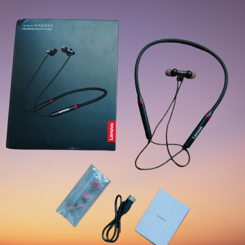 Lenovo HE05X Neckband Bluetooth Earphone Price in Bangladesh | Nobab Enterprise Lenovo HE05X, Lenovo HE05X price in Bangladesh, Lenovo Bluetooth earphone, Lenovo HE05X neckband, wireless earphone BD, Lenovo HE05X buy online, Bluetooth neckband Bangladesh, Lenovo HE05X battery backup