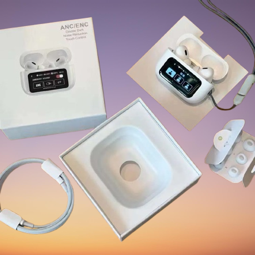 ANC Wireless Earphones – Premium TWS Bluetooth Earbuds with Color LED Display & Smart Touch "ANC Wireless Earphones TWS with LED Display" "Noise Cancelling Bluetooth Earbuds with Touch Control" "Premium ANC TWS Earbuds with Long Battery Backup" "Best Wireless Earphones for Music and Gaming Bangladesh"