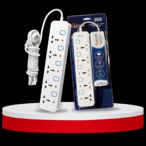 MEP Multi Extension Socket – 5 Yard Cable, 5 Switch, High Power 2500W