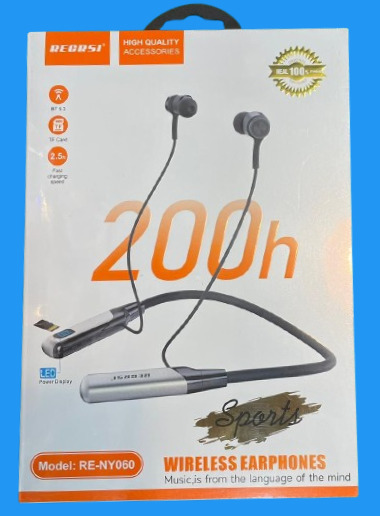 Recrsi RE-NY060 Bluetooth Neckband www.nobabenterprise.com