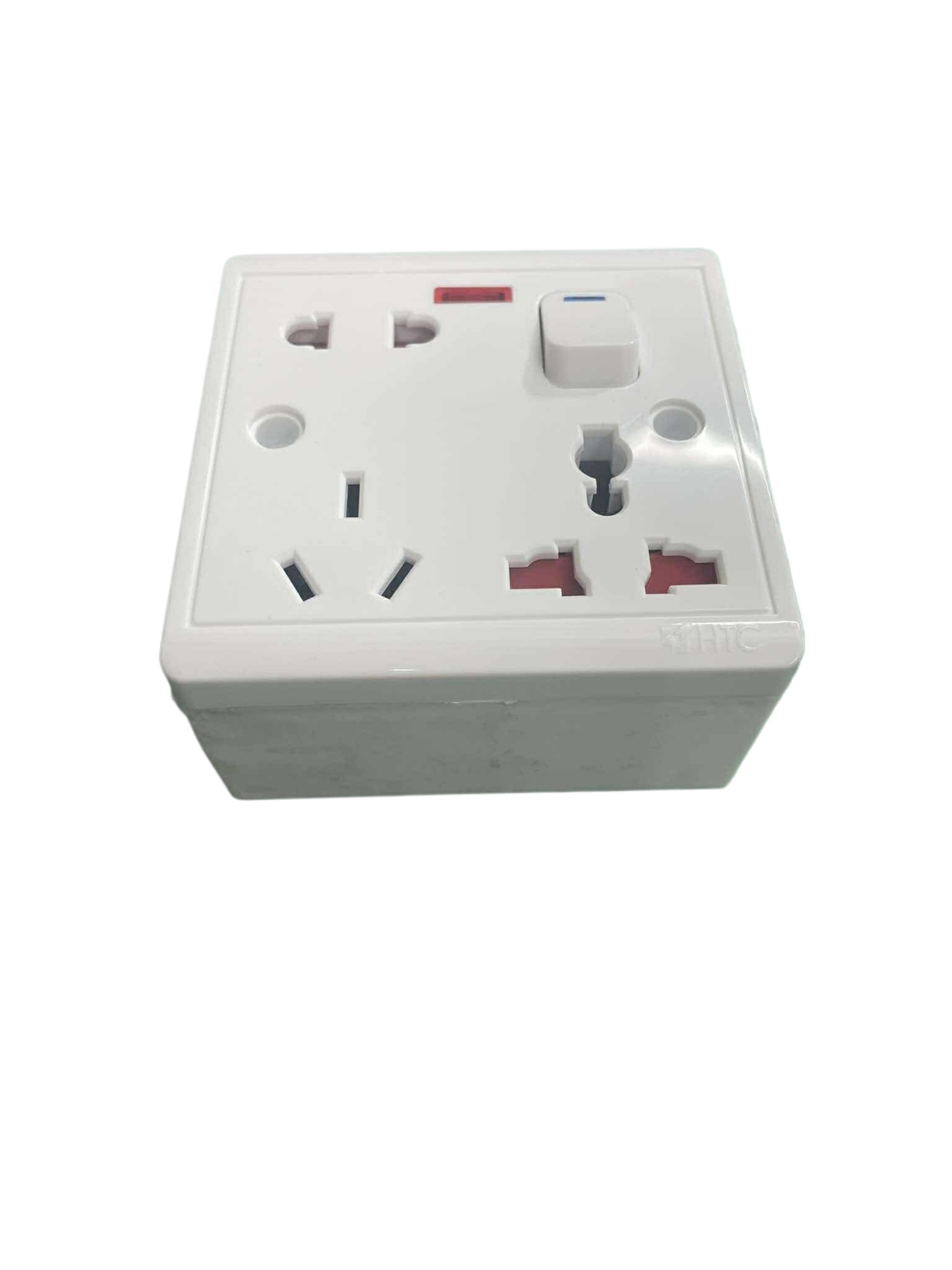 Tesla  8 Pin13A Multi Function All Rounder Combined Socket with Switch Tesla 8 Pin Socket Tesla 13A Multi Function Socket Tesla universal socket with switch Tesla socket price in Bangladesh Multi plug socket BD Tesla 8 pin combined socket All rounder socket Tesla Tesla electric accessories BD Tesla 13A socket for home and office