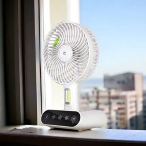 DP Rechargeable Desktop Mini Fan Touch With Lamp - DP-7624